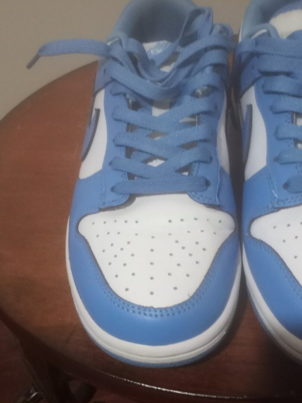 Women's Nike Dunk Low University Blue UNC Sneakers CW1590-103 Size 8 - Picture 7 of 14